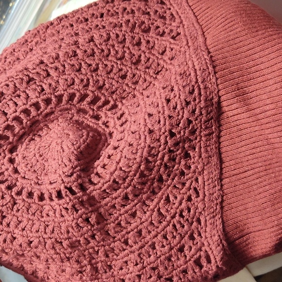 NWT Future Collective with Jenny Sweetheart Open-Work Stitch Midi Dress 1X - Picture 8 of 8